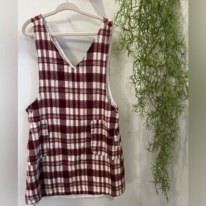 Plaid Sleeveless Dress